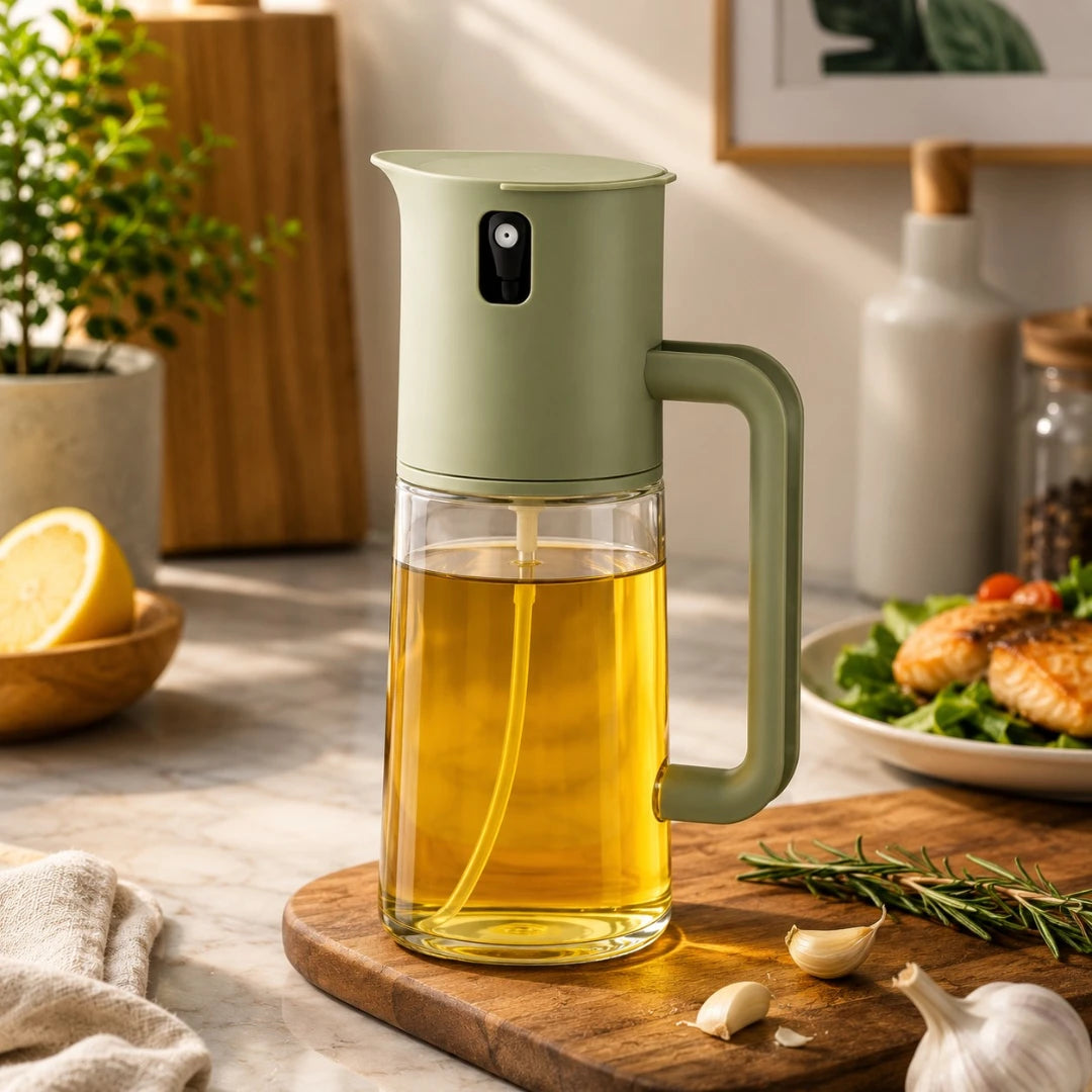 Hydia Manual Oil Dispenser Bottle with Handle