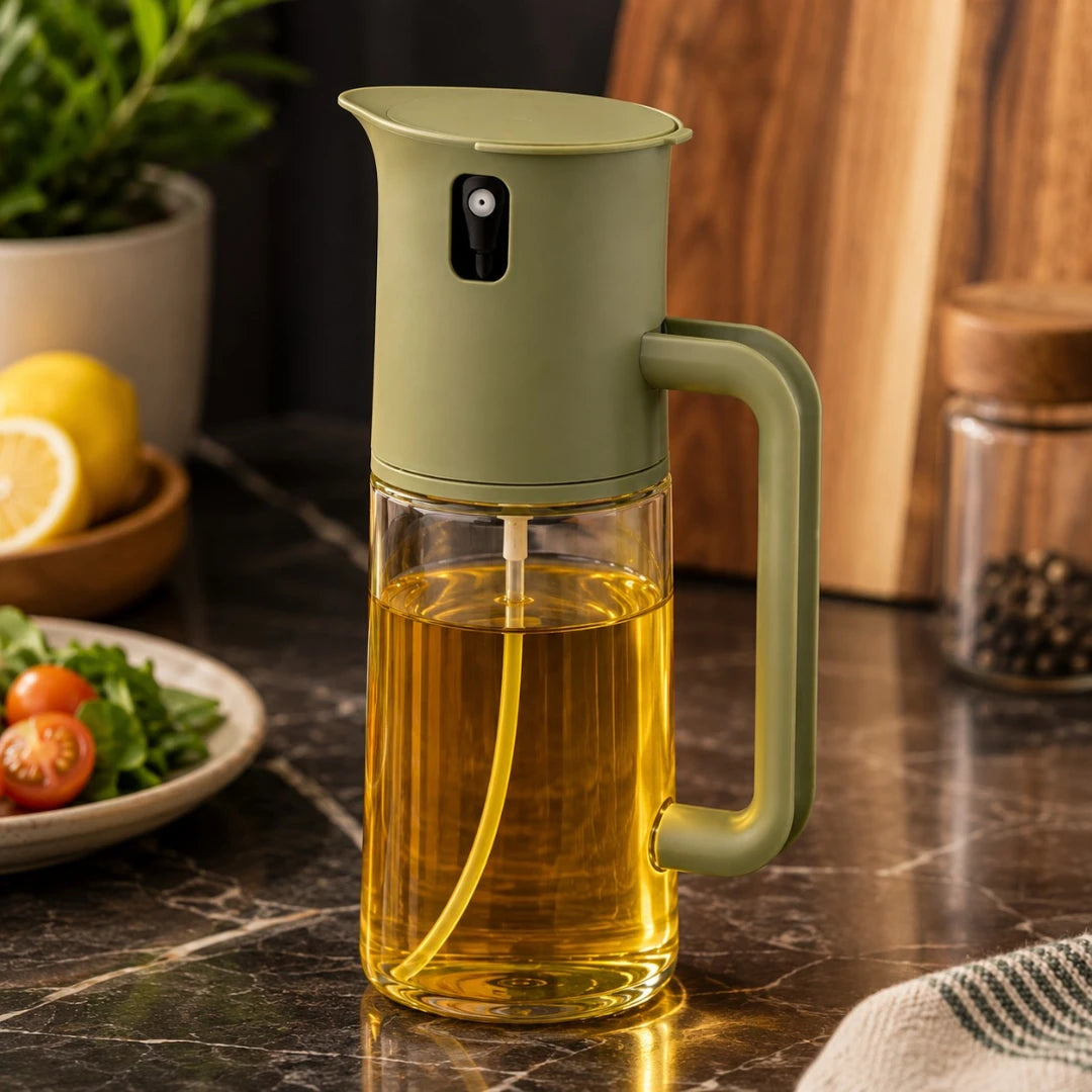 Hydia Manual Oil Dispenser Bottle with Handle
