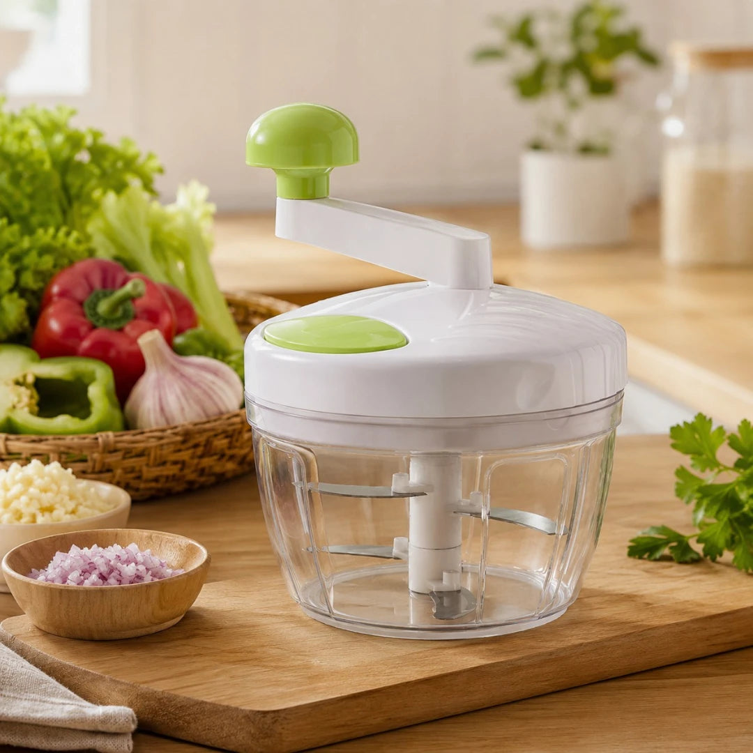 Hydia Manual Vegetable Chopper with Hand Pull Mechanism
