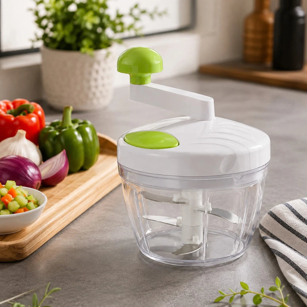 Hydia Manual Vegetable Chopper with Hand Pull Mechanism