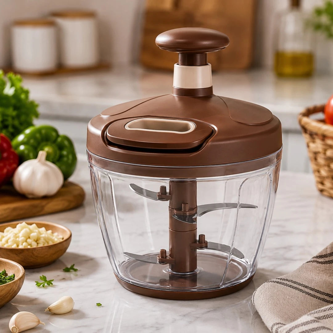 Hydia Manual Vegetable Chopper with Pull Handle